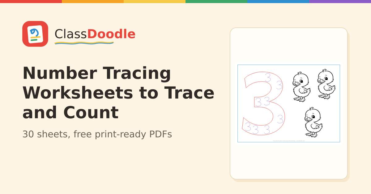 Numbr One Worksheet Number Tracing Worksheets | Free Printable Trace and Count Pages
