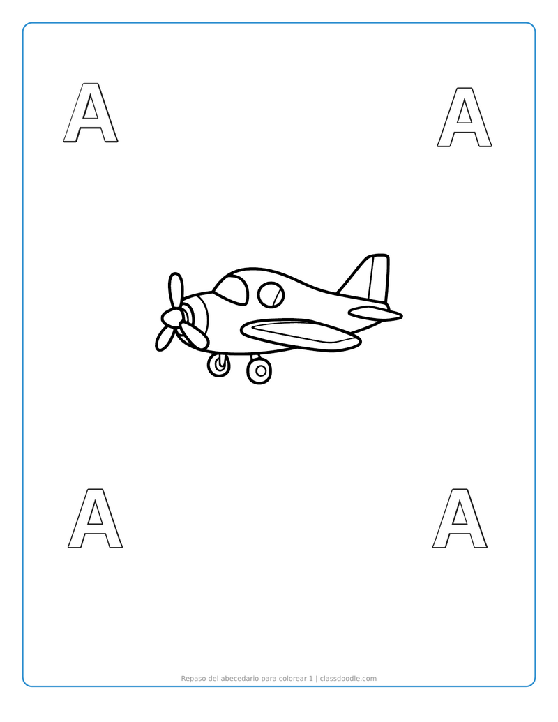 abecedario para colorear para imprimir con repaso del abecedario para colorear 1